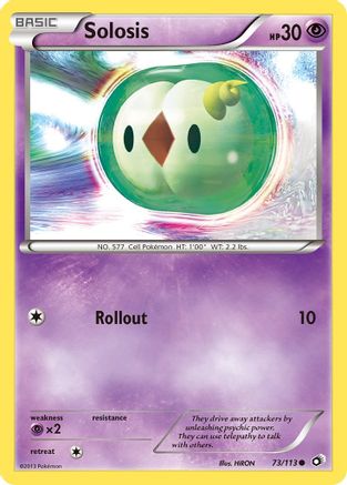 Solosis (73) 073 - Reverse Holofoil Legendary Treasures - Common