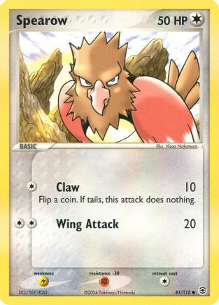 Spearow 081/112 FireRed & LeafGreen - Common