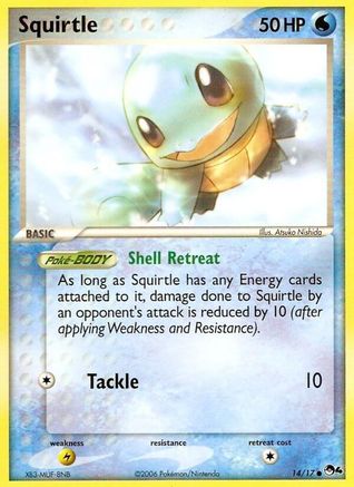 Squirtle 014/017 POP Series 4 - Common