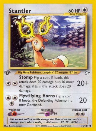 Stantler 076/111 - Unlimited Neo Genesis - Common
