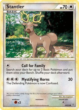 Stantler 064 - Reverse Holofoil Unleashed - Common