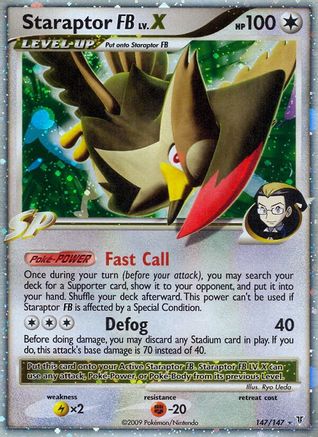 Staraptor FB Lv.X 147 - Holofoil Supreme Victors - Ultra Rare