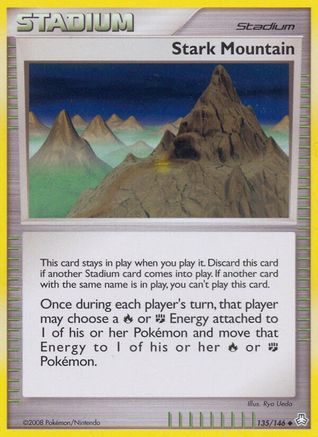 Stark Mountain 135 - Reverse Holofoil Legends Awakened - Uncommon