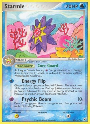 Starmie 048 - Reverse Holofoil Deoxys - Uncommon