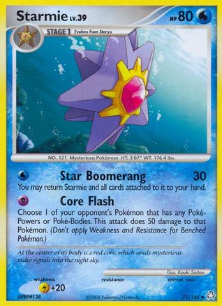 Starmie 071 - Reverse Holofoil Legends Awakened - Uncommon