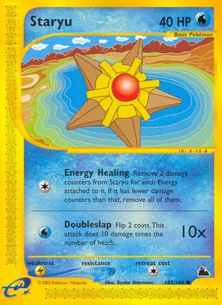 Staryu (103) 103 - Reverse Holofoil Skyridge - Common