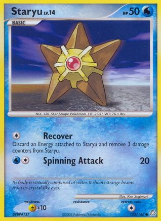 Staryu 122 - Reverse Holofoil Legends Awakened - Common