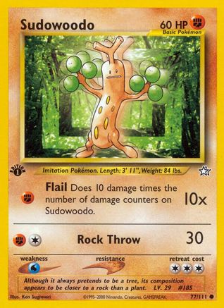 Sudowoodo 077/111 - Unlimited Neo Genesis - Common