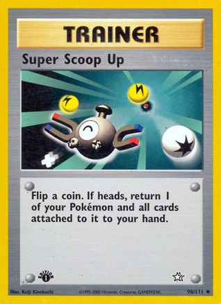Super Scoop Up 098/111 - 1st Edition Neo Genesis - Uncommon