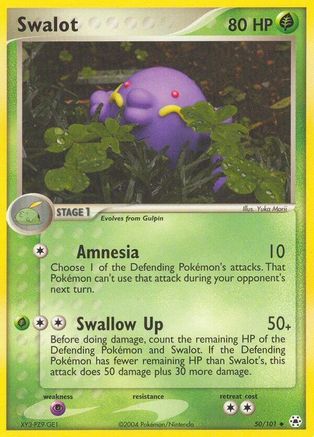 Swalot 050 - Reverse Holofoil Hidden Legends - Uncommon