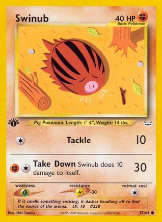 Swinub 057/64 - Unlimited Neo Revelation - Common