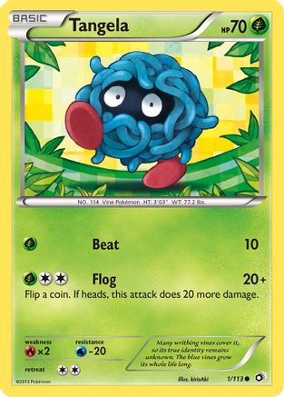 Tangela 001 Legendary Treasures - Common