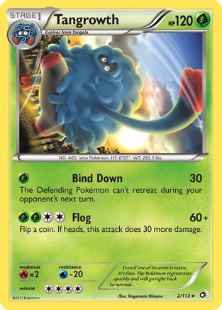 Tangrowth 002 Legendary Treasures - Rare