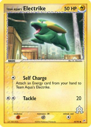 Team Aqua's Electrike 053/95 Team Magma vs Team Aqua - Common