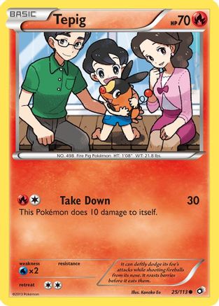 Tepig 025/113 Legendary Treasures - Common