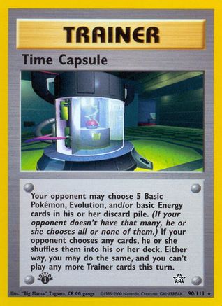 Time Capsule 090/111 - Unlimited Neo Genesis - Rare