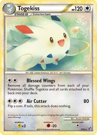 Togekiss 009 - Holofoil Undaunted - Holo Rare