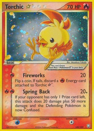 Torchic Star 108 Team Rocket Returns - Ultra Rare