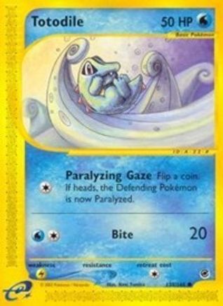 Totodile (135) 135/165 - Reverse Holofoil Expedition - Common