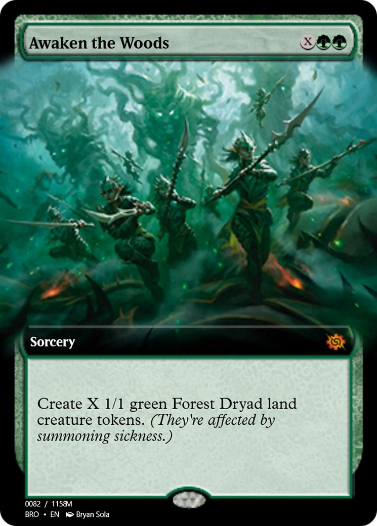 Awaken the Woods (PRM-105772) - Magic Online Promos Foil