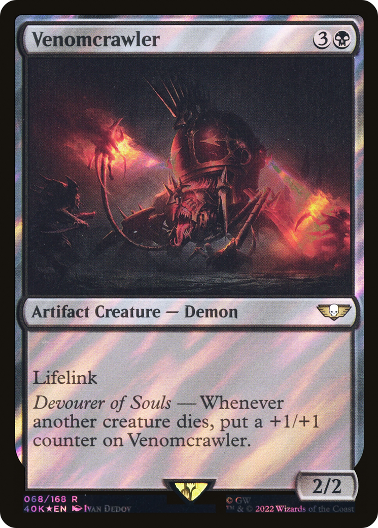 Venomcrawler (Surge Foil) (40K-68★) - Warhammer 40,000 Commander Foil