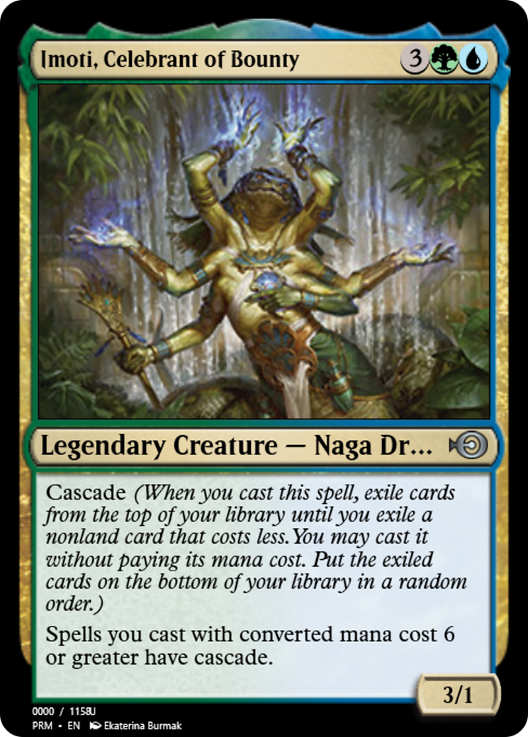 Imoti, Celebrant of Bounty (PRM-86278) - Magic Online Promos Foil