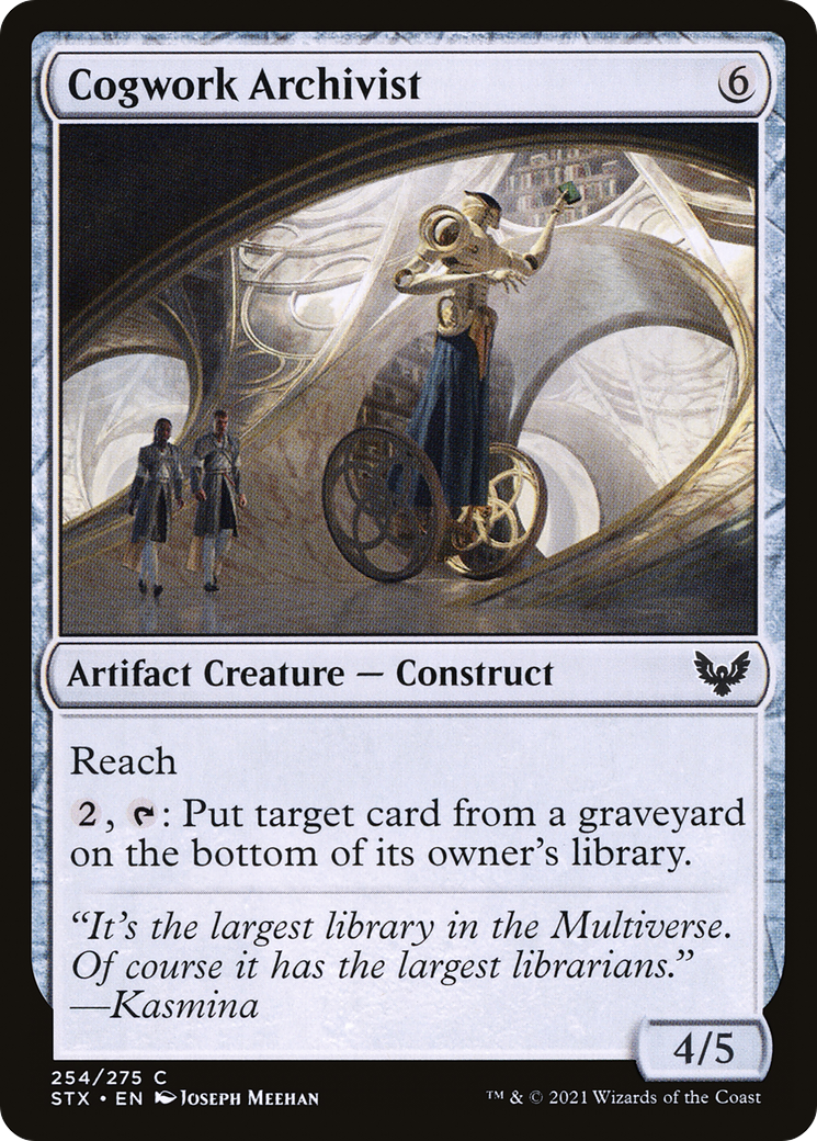 Cogwork Archivist (STX-254) - Strixhaven: School of Mages