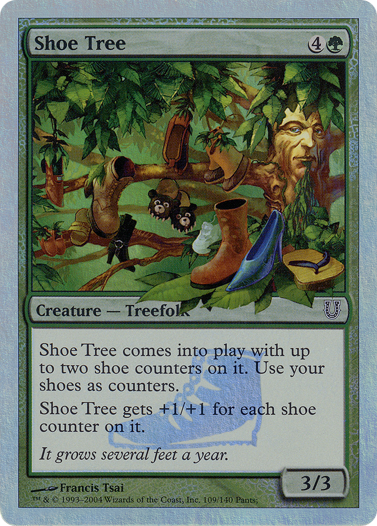 Shoe Tree (Alternate Foil) (UNH-109★) - Unhinged Foil