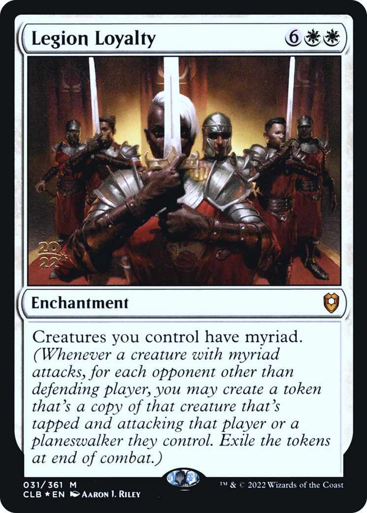 Legion Loyalty (PRE-31S) - Battle for Baldur's Gate Promos Foil