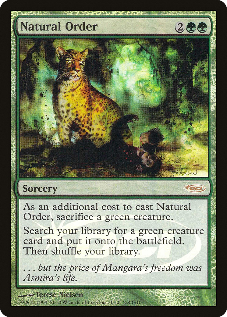 Natural Order (JDG-002) - Judge Gift Cards 2010 Foil
