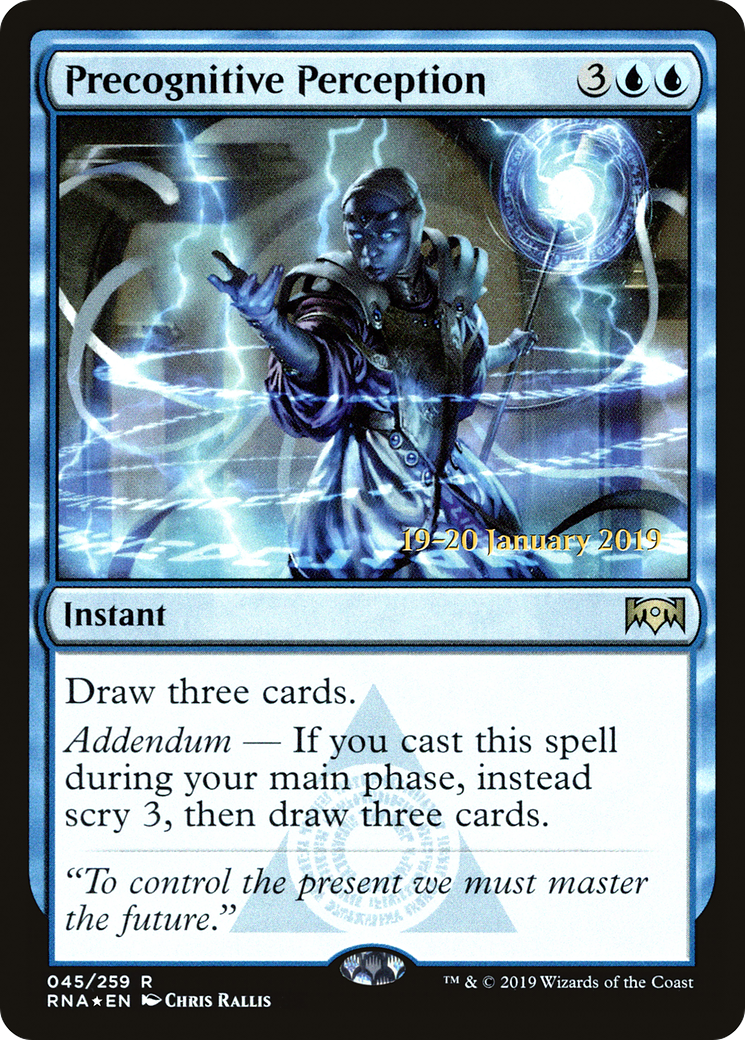 Precognitive Perception (PRE-45S) - Ravnica Allegiance Promos Foil
