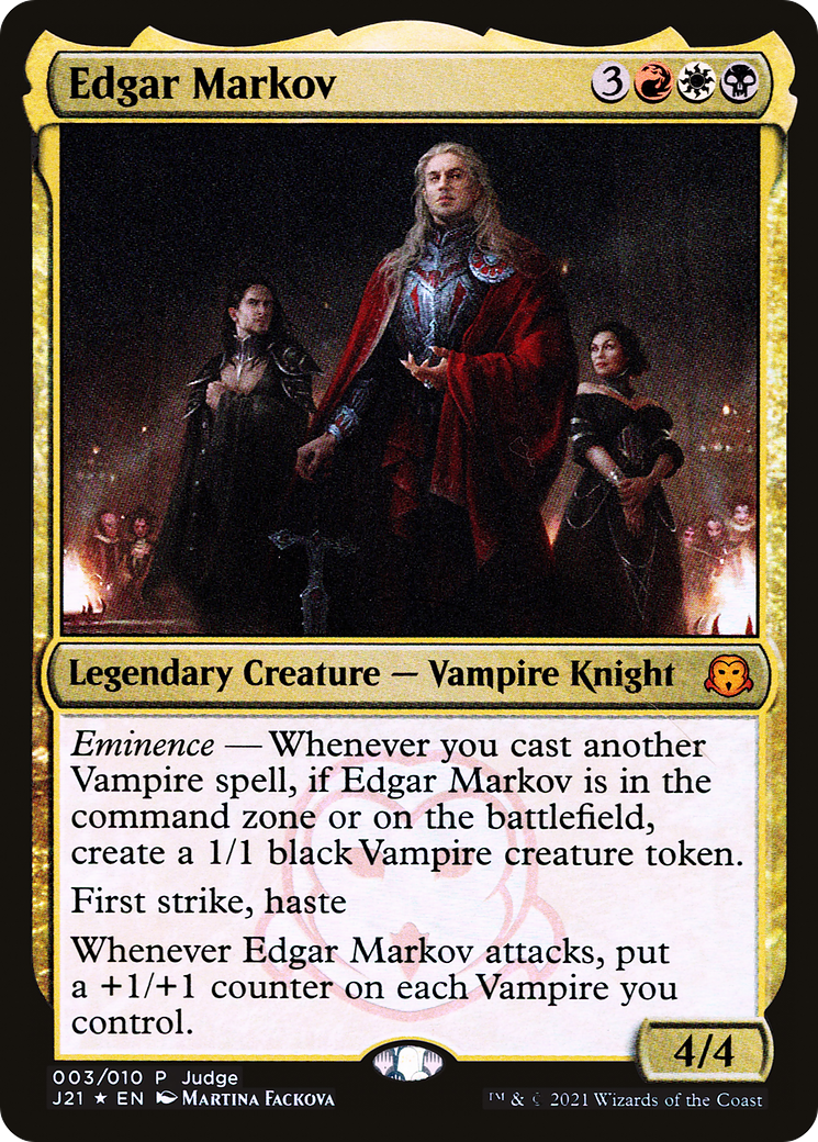Edgar Markov (JDG-003) - Judge Gift Cards 2021 Foil