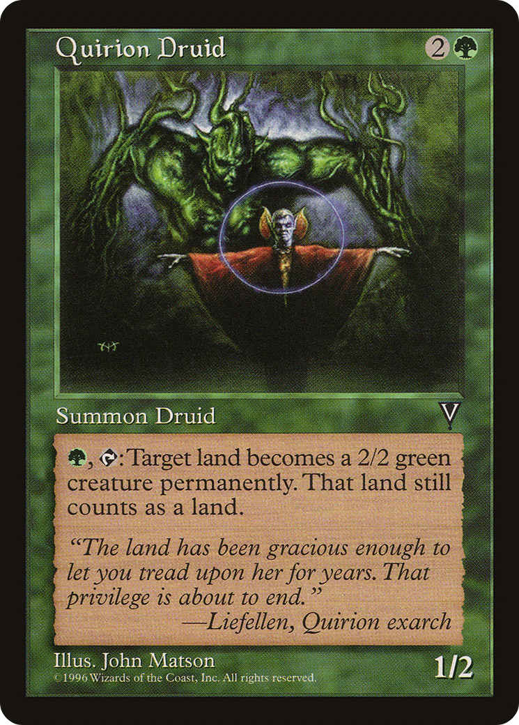 Quirion Druid (VIS-) - Visions