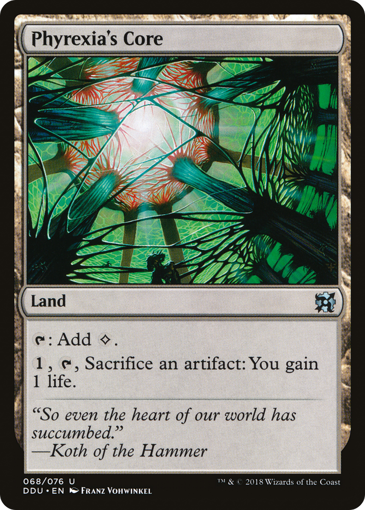 Phyrexia's Core (DDU-068) - Duel Decks: Elves vs. Inventors
