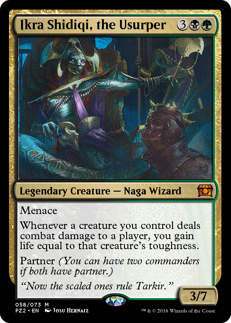 Ikra Shidiqi, the Usurper (PZ2-058) - Treasure Chest Foil