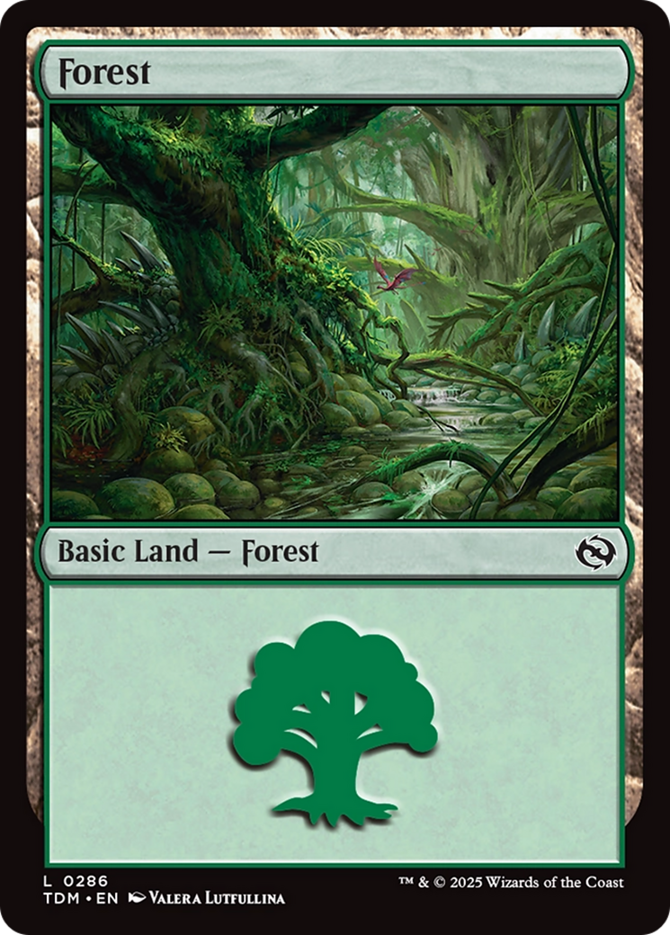 Forest (TDM-286) - Tarkir: Dragonstorm