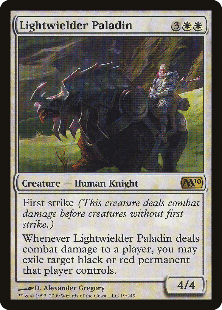 Lightwielder Paladin (M10-019) - Magic 2010 Foil