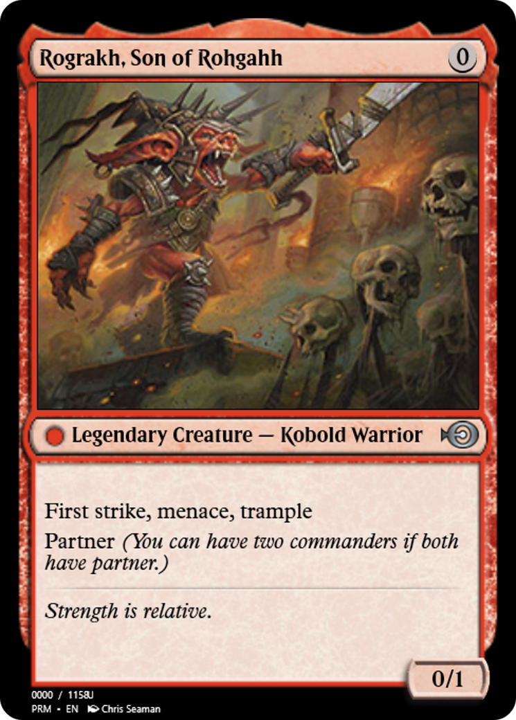 Rograkh, Son of Rohgahh (PRM-86228) - Magic Online Promos