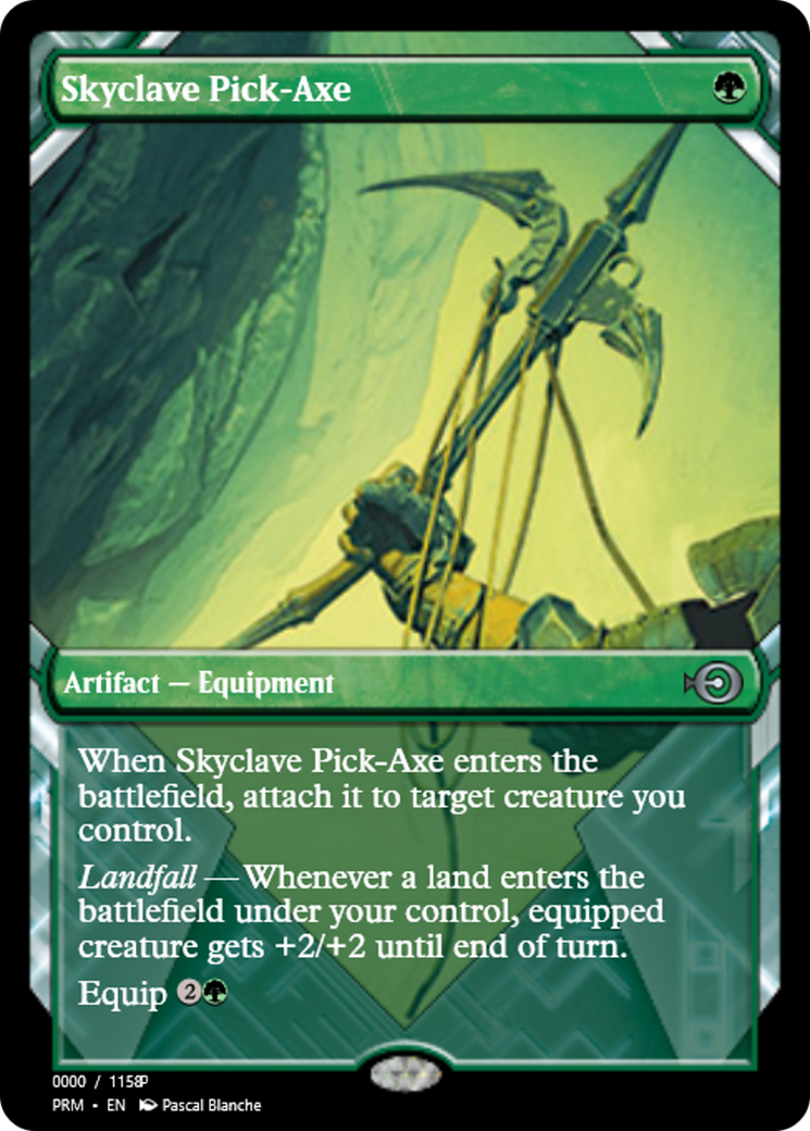 Skyclave Pick-Axe (PRM-83708) - Magic Online Promos Foil