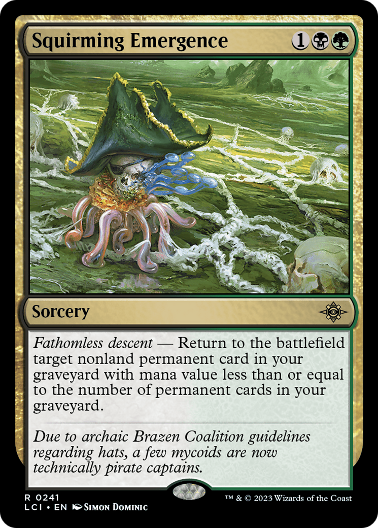 Squirming Emergence (LCI-241) - The Lost Caverns of Ixalan