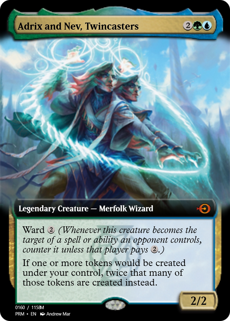 Adrix and Nev, Twincasters (PRM-90292) - Magic Online Promos Foil