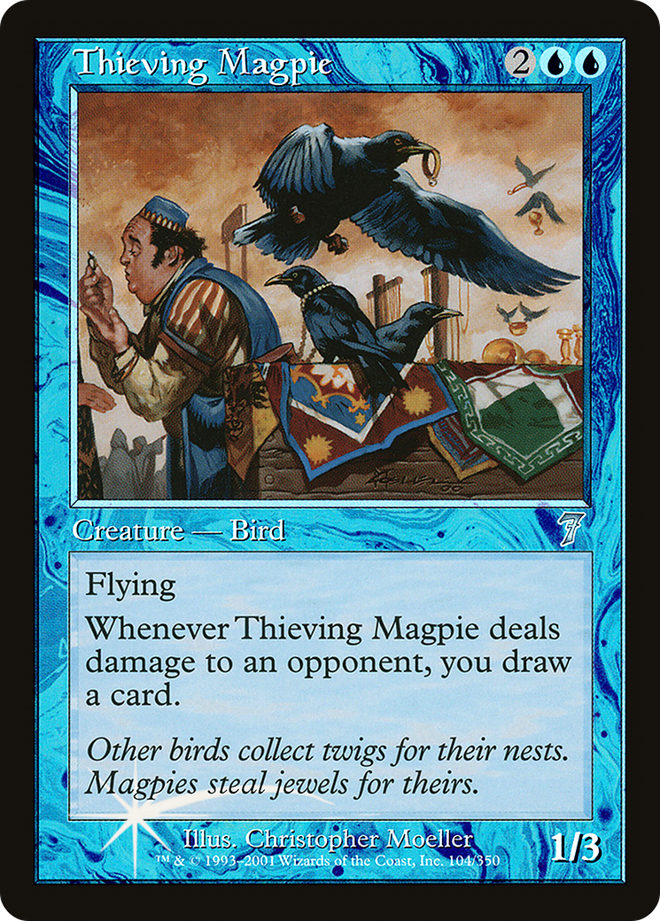 Thieving Magpie (7ED-104★) - Seventh Edition Foil