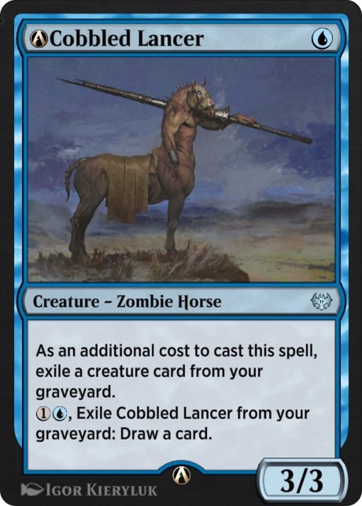 A-Cobbled Lancer (VOW-A-52) - Innistrad: Crimson Vow