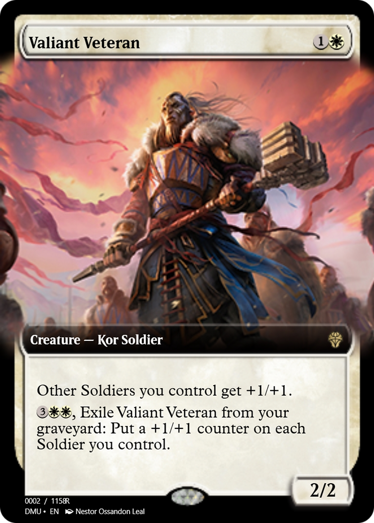 Valiant Veteran (PRM-103384) - Magic Online Promos Foil