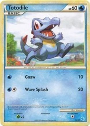 Totodile (#1) 001 HGSS Trainer Kit Gyarados & Raichu - Common