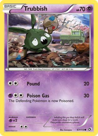 Trubbish 067/113 Legendary Treasures - Common
