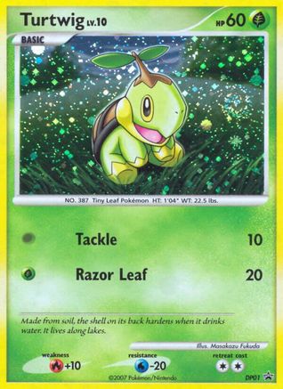 Turtwig DP01 - Holofoil Diamond and Pearl Promos - Promo