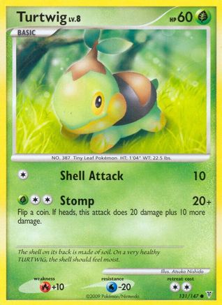 Turtwig 131 - Reverse Holofoil Supreme Victors - Common