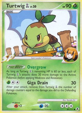Turtwig GL 085/111 - Reverse Holofoil Rising Rivals - Common