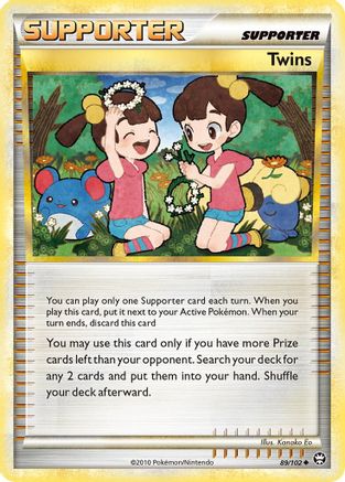 Twins 089/102 - Reverse Holofoil Triumphant - Uncommon